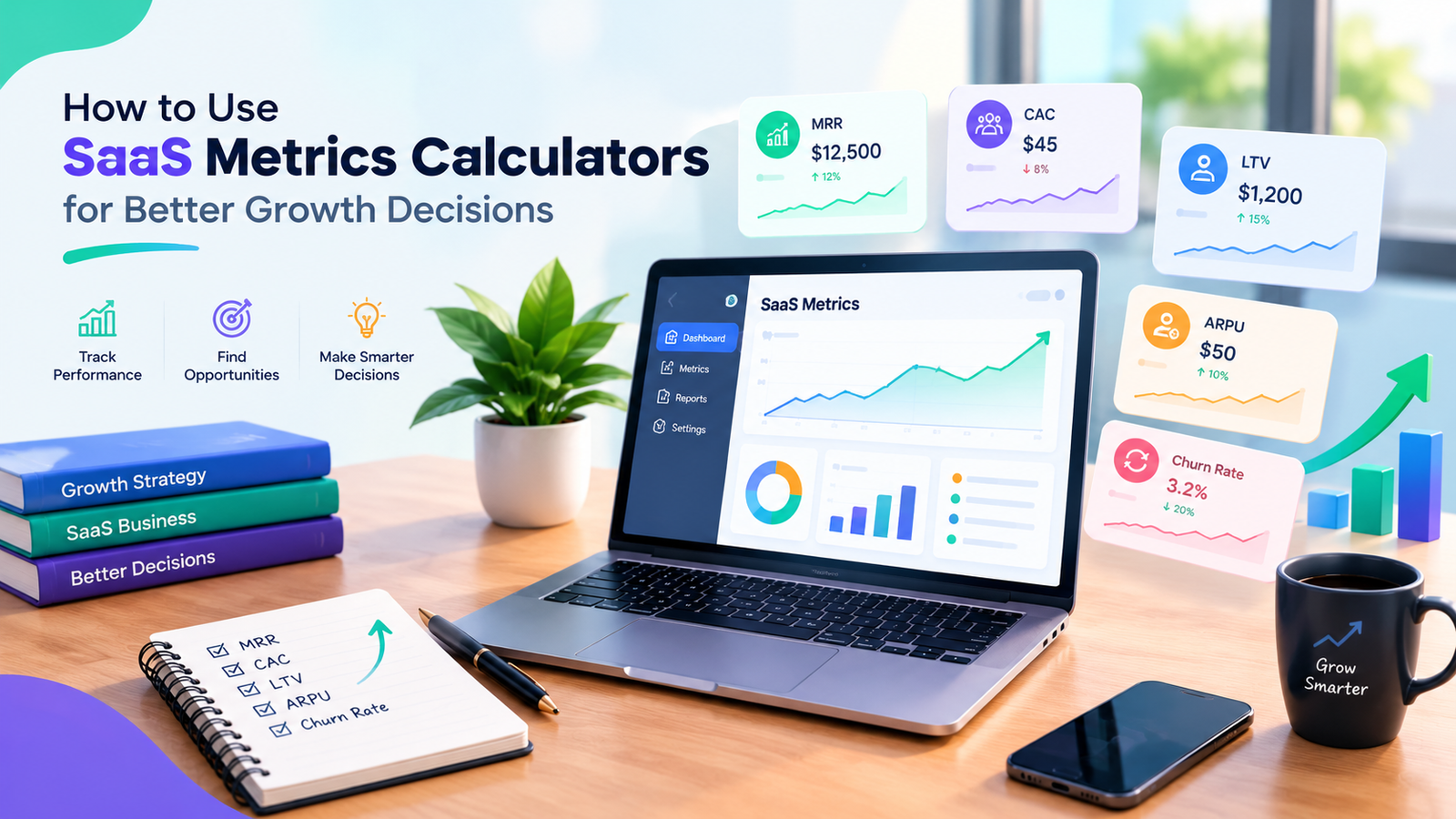 How to Use SaaS Metrics Calculators for Better Growth Decisions