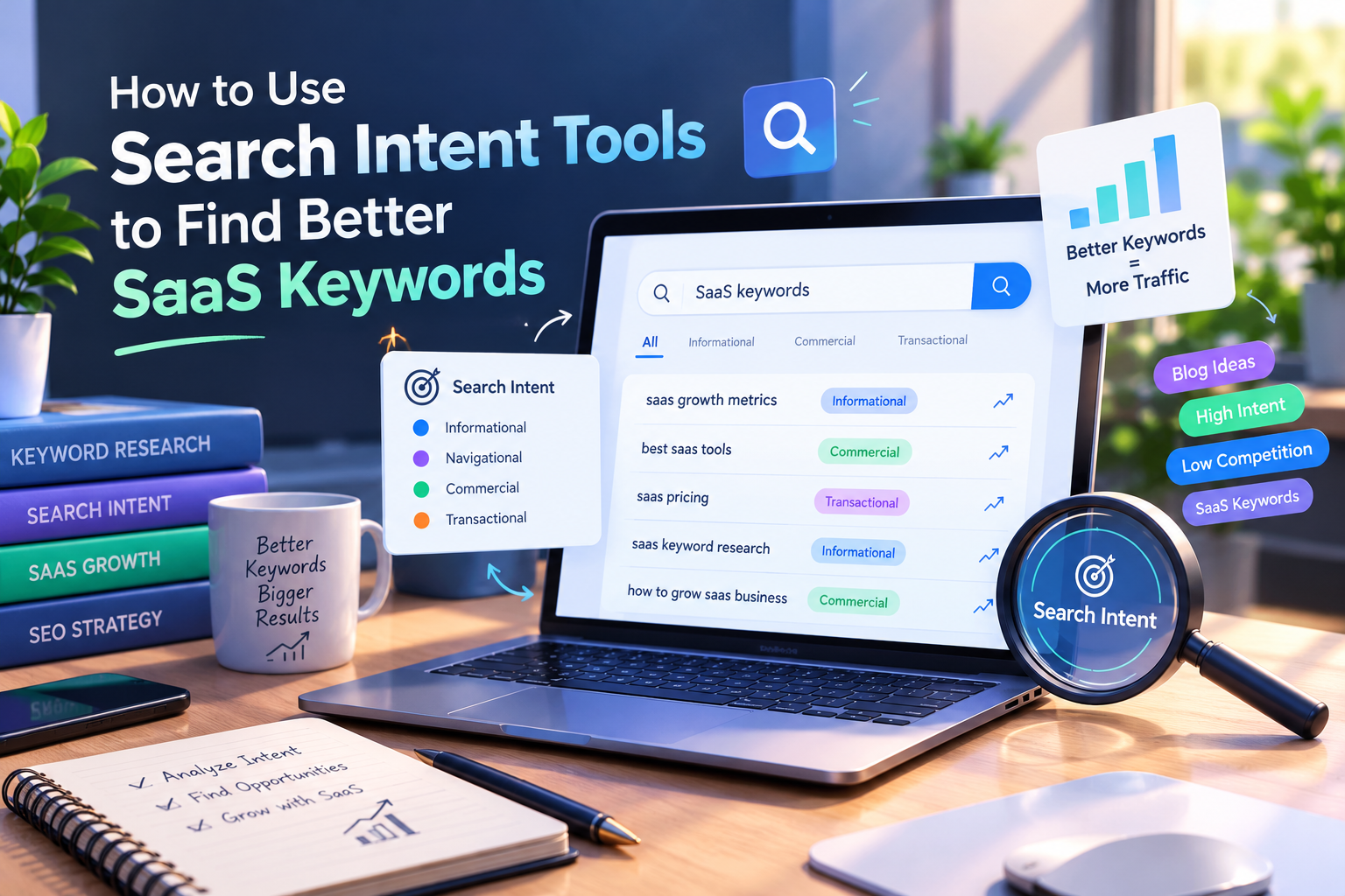 How to Use Search Intent Tools to Find Better SaaS Keywords